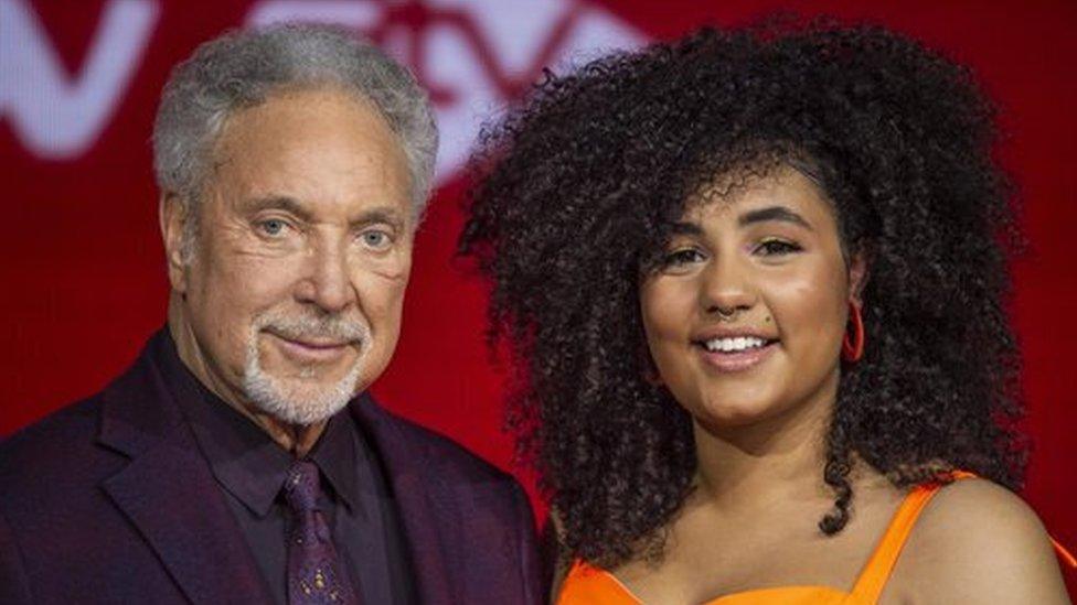 Ruti with Sir Tom Jones