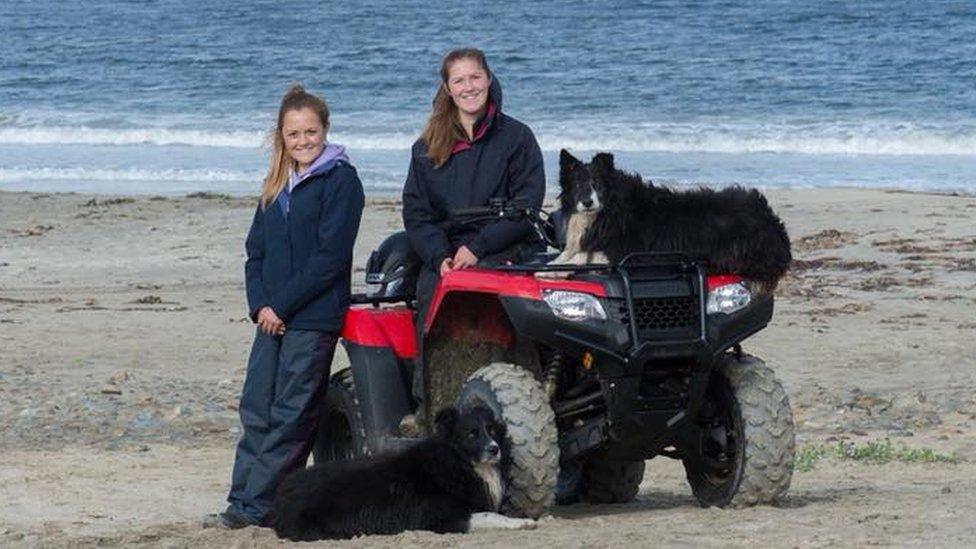 Aimee and Kirsty Budge