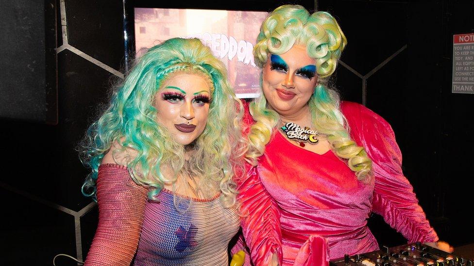 Two drag queens