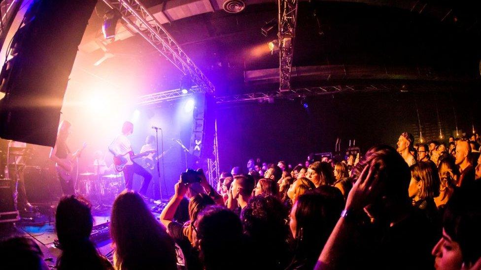 Blossoms gig and crowd