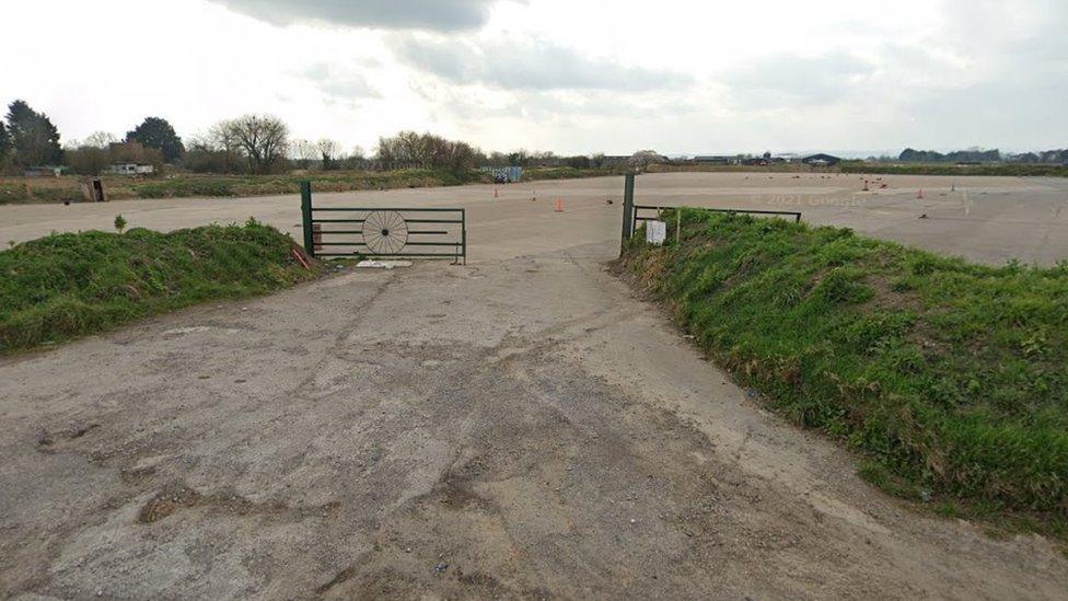 the Grandfields MX track in Langport Road, Middlezoy