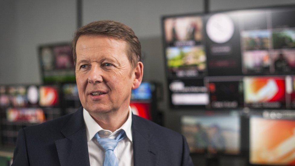 Bill Turnbull after his final episode of 鶹Լ Breakfast in 2016