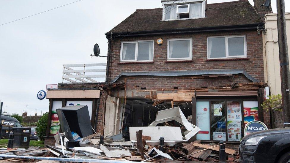 Ram-raid in Roydon