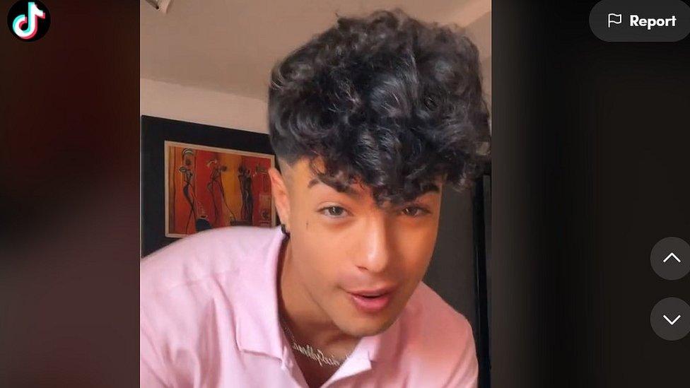 Screenshot from a TikTok/naimdarrechi video, 8 Jul 21