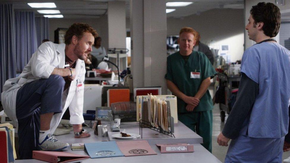 A still from Scrubs