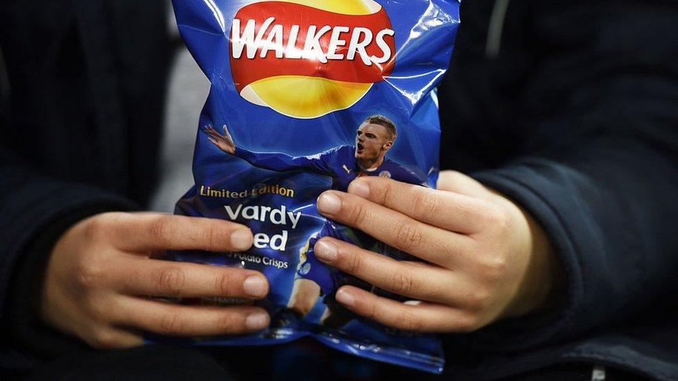 Walkers crisp packet