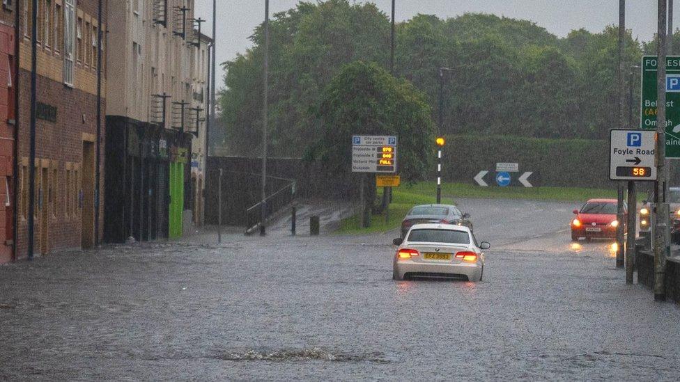 Flooding in Derry