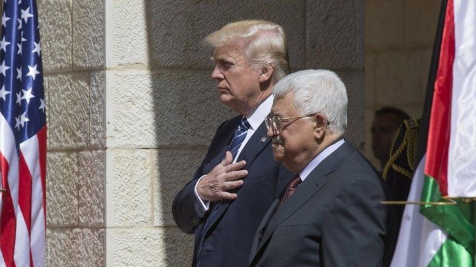 Donald Trump and Mahmoud Abbas (23/05/17)