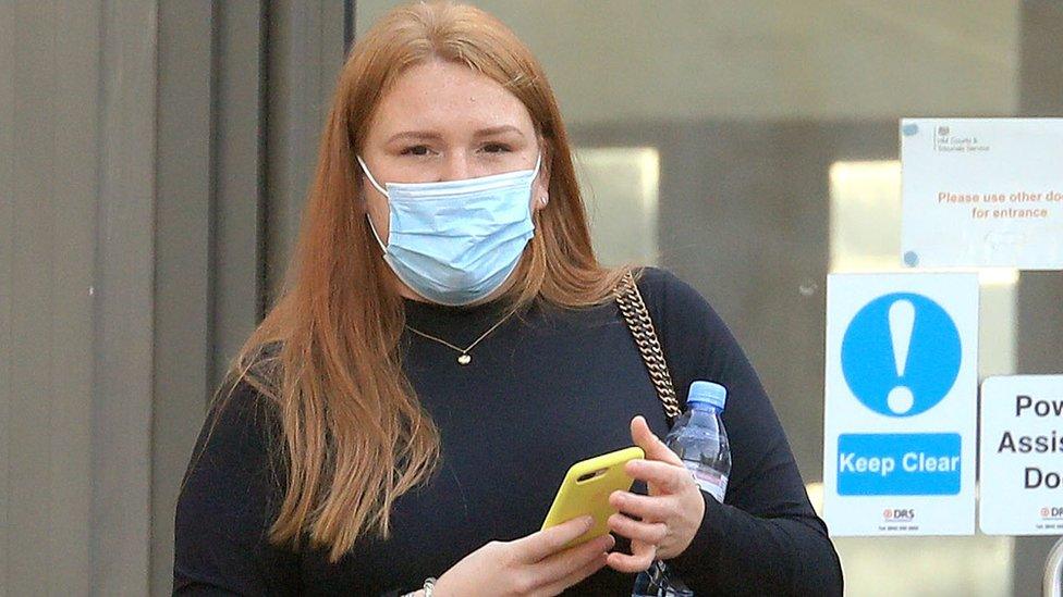 Kerianne Stephens outside court