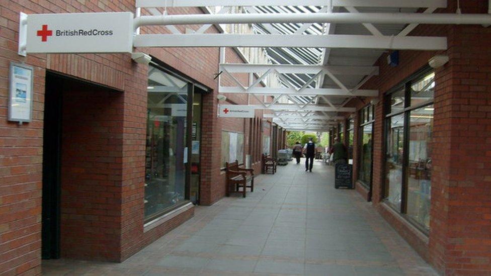 The Ladywell Shopping Centre in Newtown