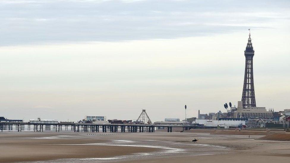 Blackpool beach