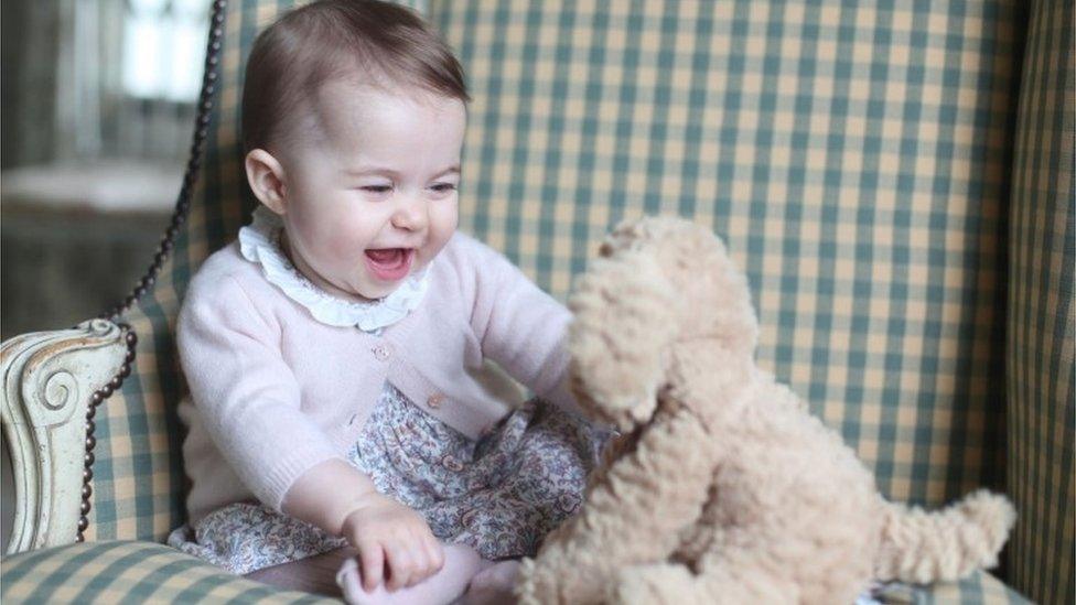 Princess Charlotte at 6 months old