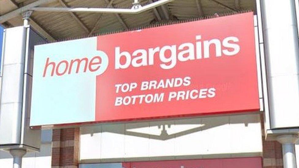 Home Bargains sign