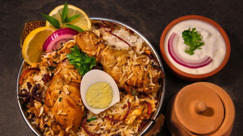 Chicken Biryani.