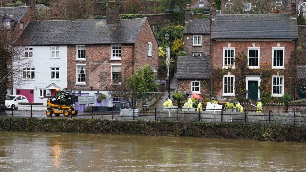 River levels in Ironbridge