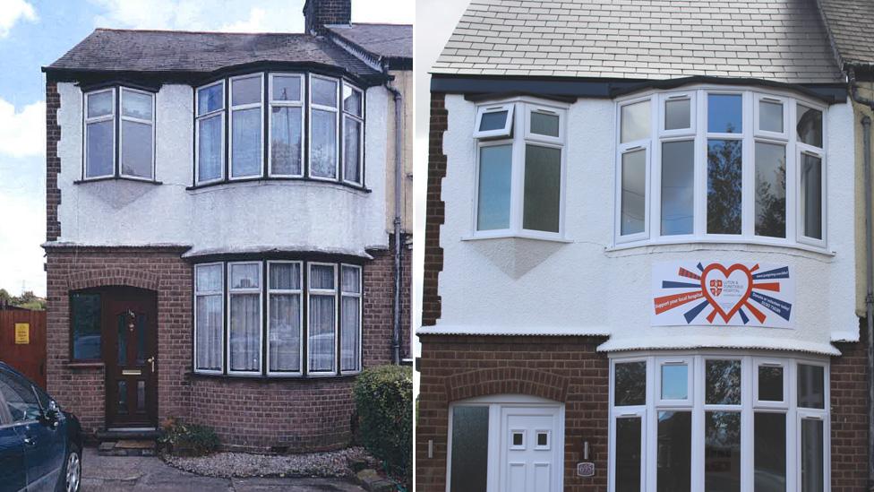 Luton house before and after renovation work