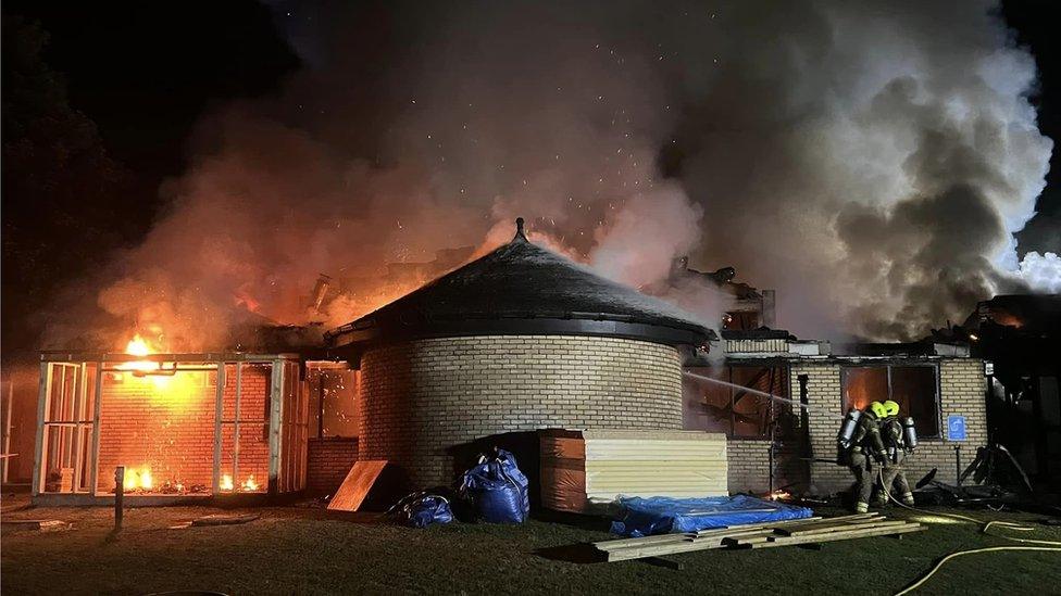 Fire at Riverhills Health Club in Bramford Road, Ipswich