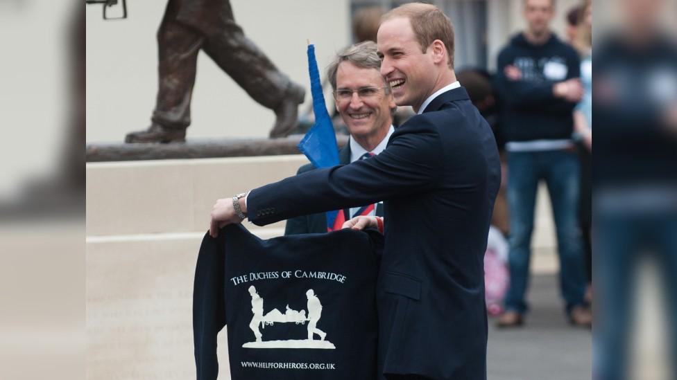 Prince William and Bryn Parry