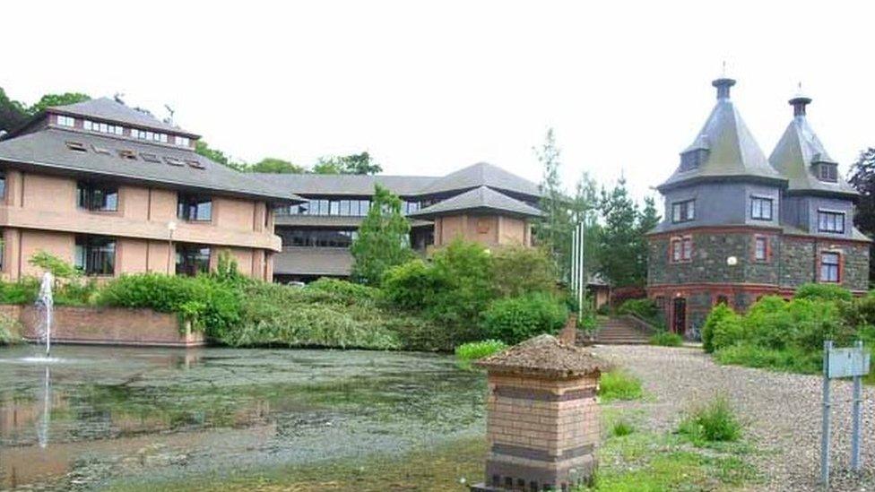 Powys council headquarters