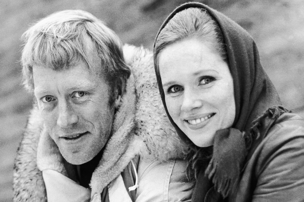 Max Von Sydow and Liv Ullman