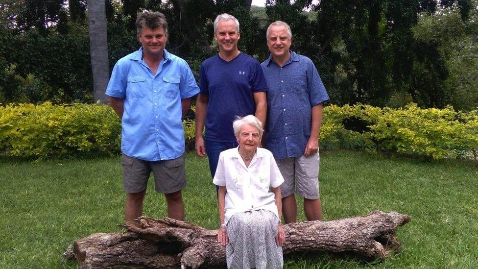 Natalie Young with her sons