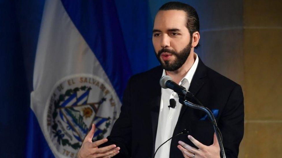 El Salvador's President Nayib Bukele. File photo