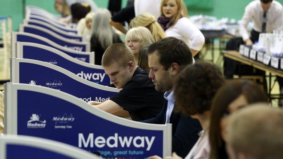 Medway election count