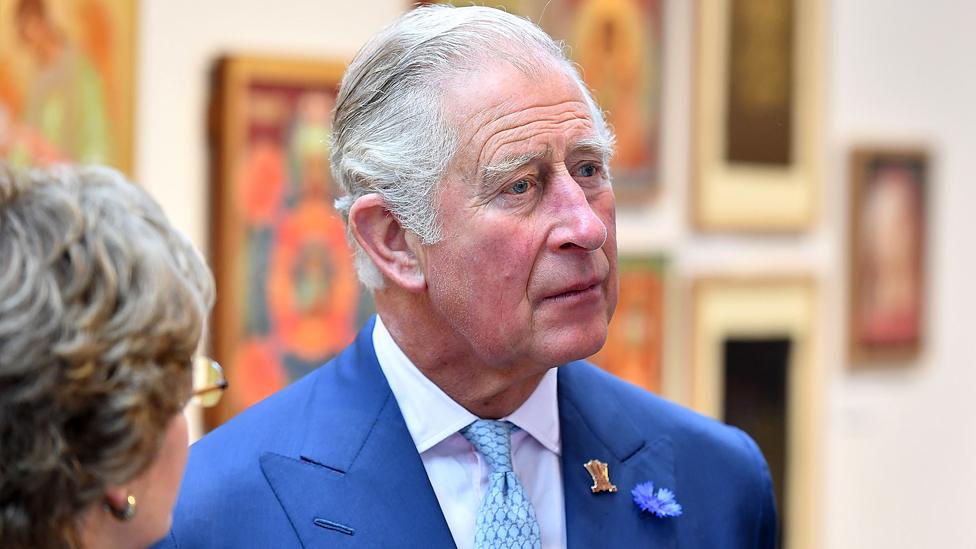 King Charles attends The Prince's Foundation School of Traditional Arts degree show in Shoreditch. London, in June 2018