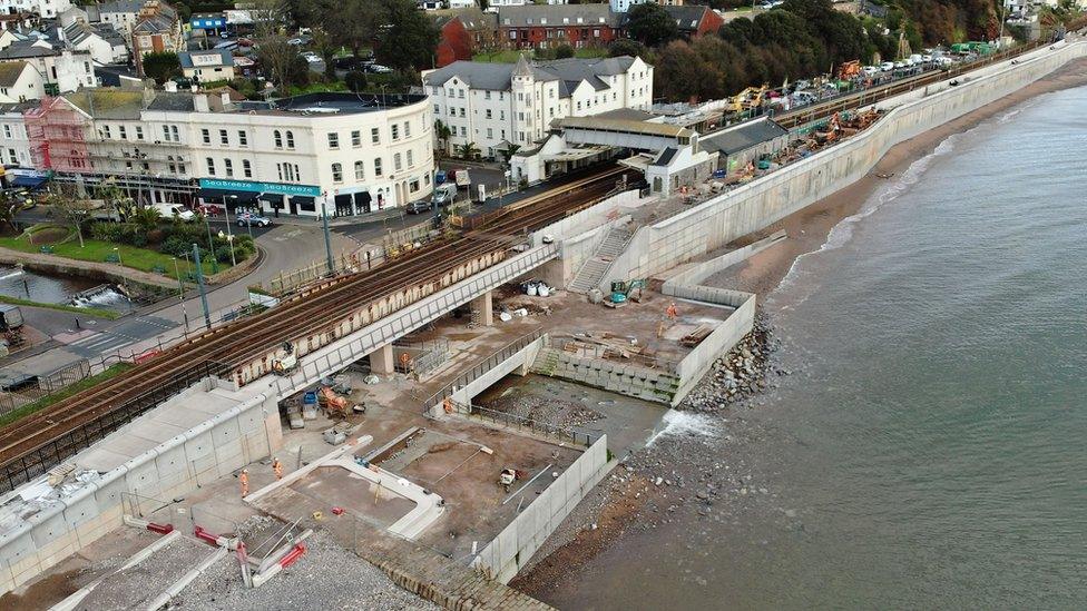 Dawlish sea wall