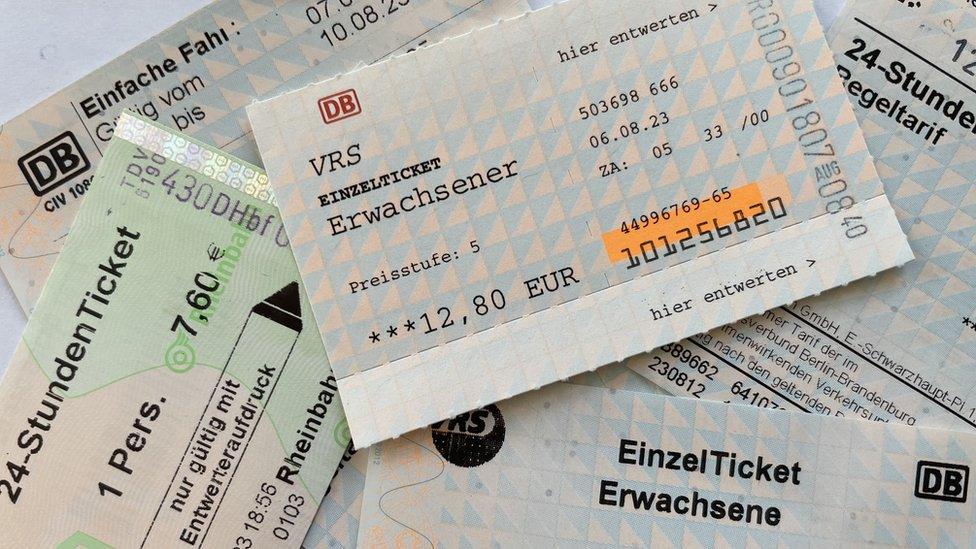 Rail tickets in Germany