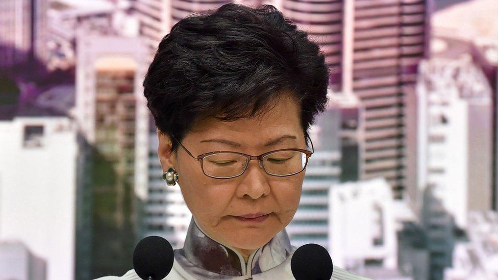 Hong Kong leader Carrie Lam