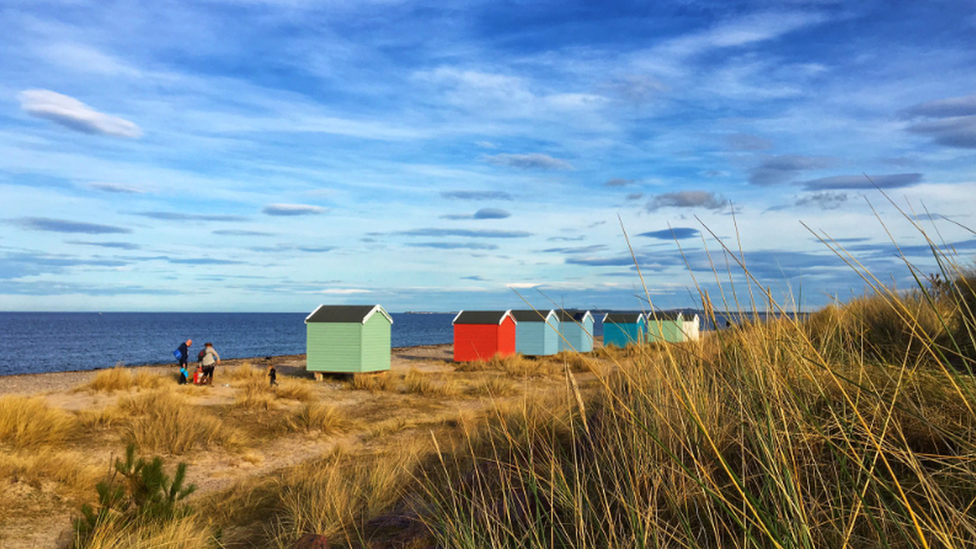 Sunshine on Moray coast