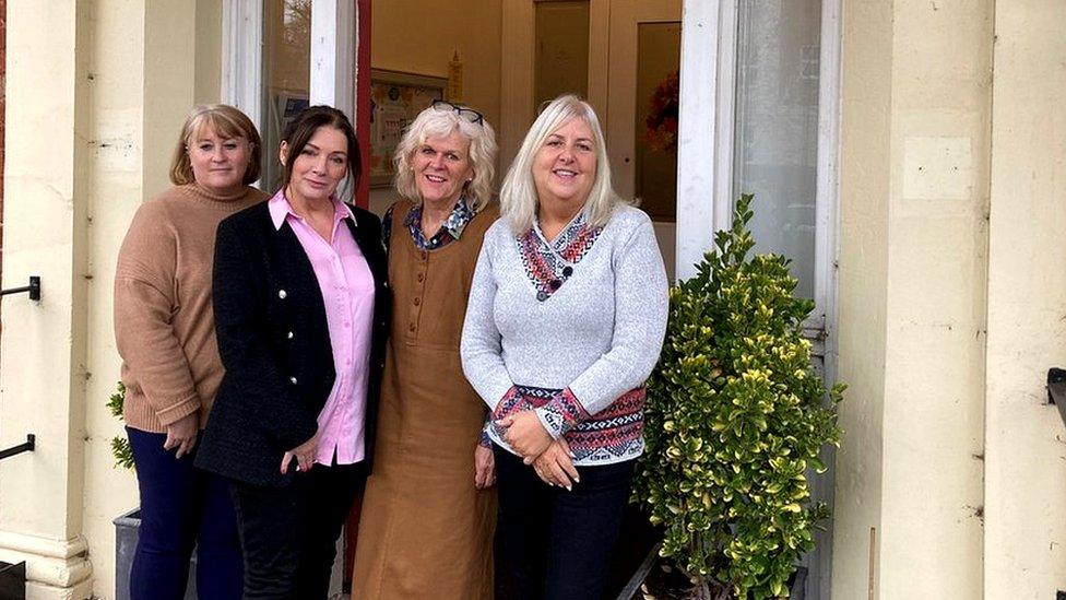 From left to right: Kate Counter, Netty Wyndham-Wade, Suzanne Booker and Della Gilby