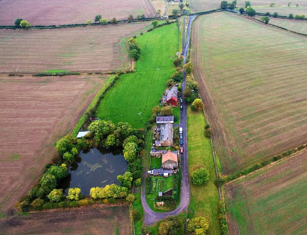 Aerial view of Brusselton Incline