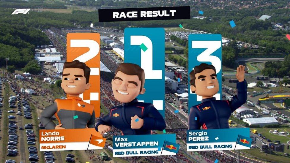 F1 and Sky sports promotional image