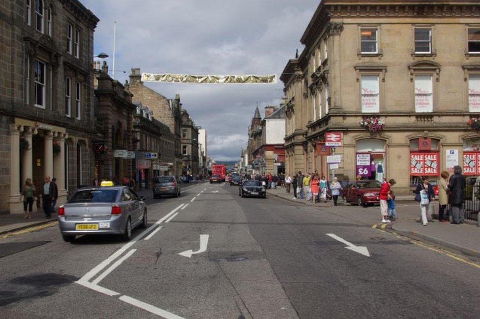 Academy Street in Inverness