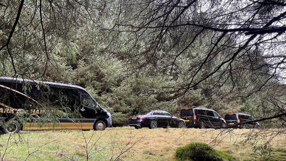 Convoy at Limefield Woods