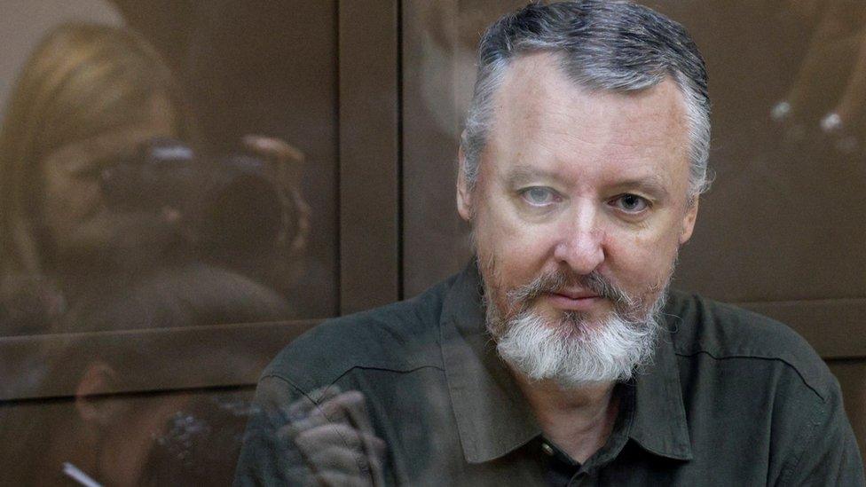 Russian nationalist Kremlin critic and former military commander Igor Girkin appears in court in Moscow