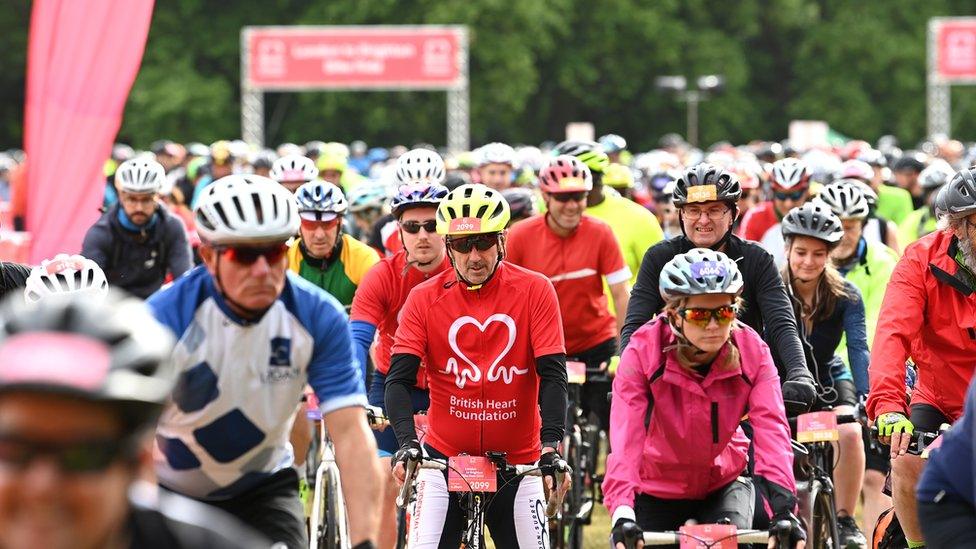 London to Brighton bike ride 2022