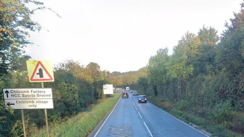 A31 Petersfield Road, at Chilcomb