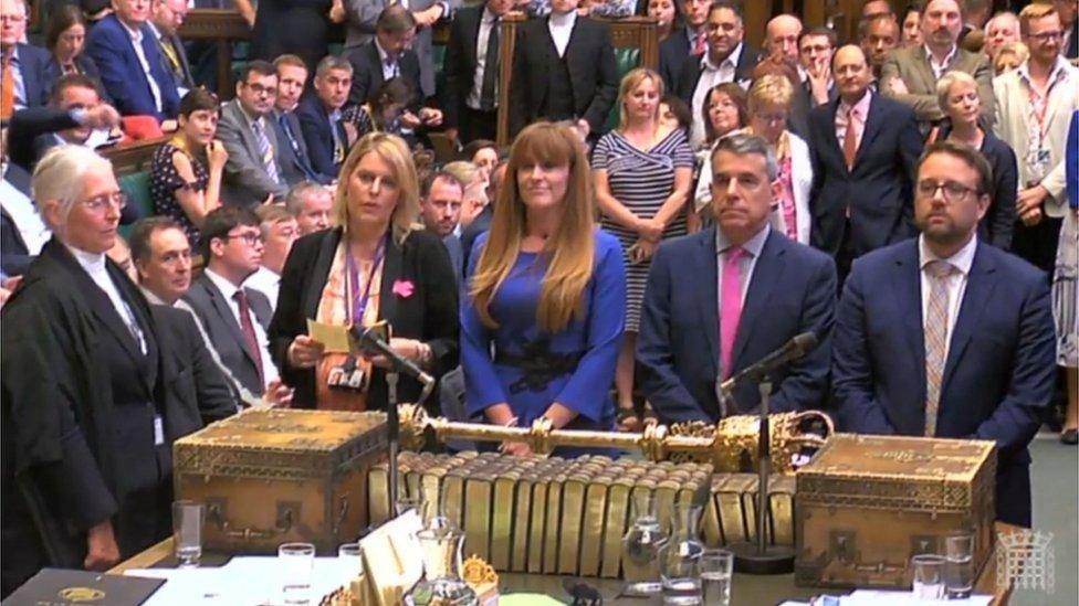 Tellers in House of Commons