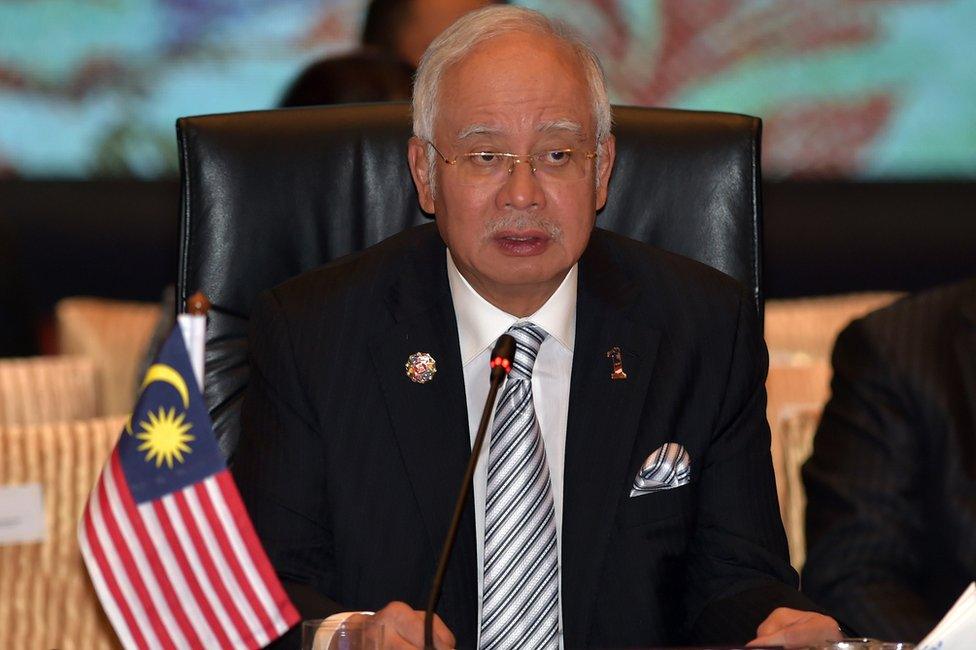 Malaysia's Prime Minister Najib Razak speaks during the plenary session of the 27th Association of Southeast Asian Nations (ASEAN) Summit in Kuala Lumpur on 21 November 2015