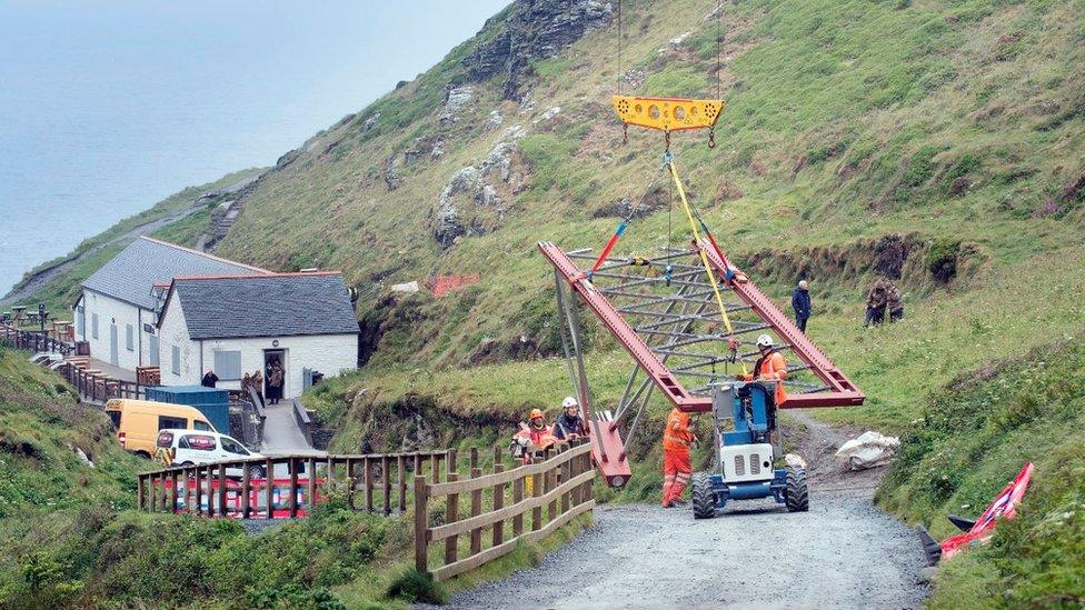 Tintagel bridge