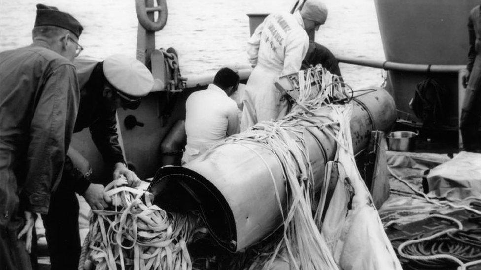 H-bomb recovered from off Spanish coast in April 1966