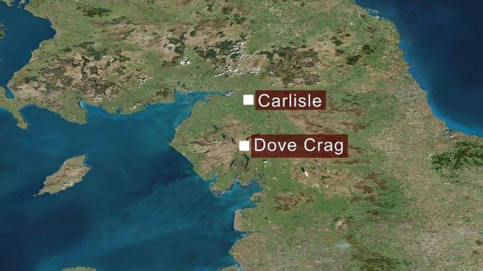 Dove Crag locator