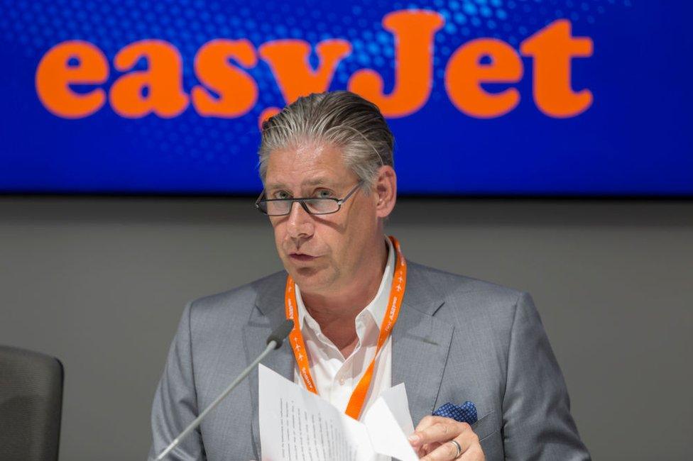 Easyjet boss, Johan Lundgren