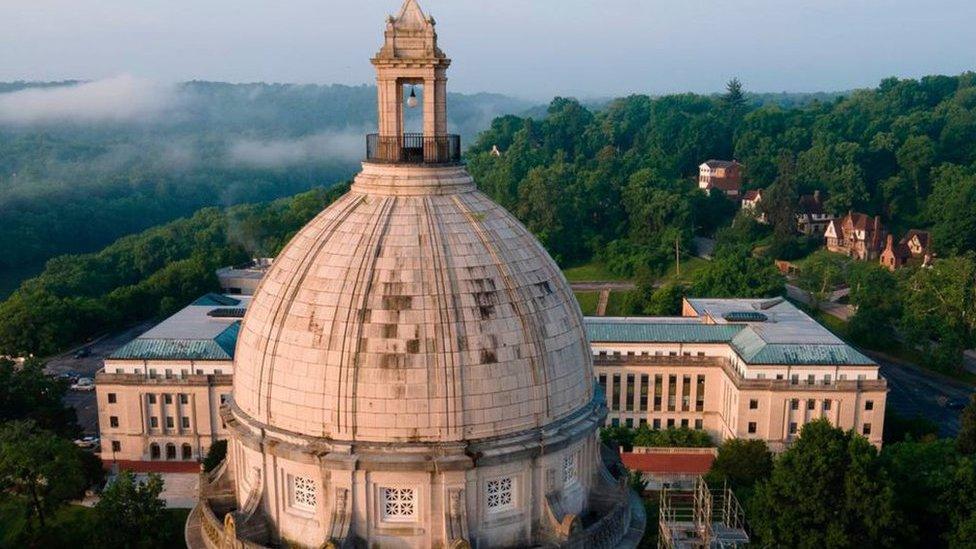 The Kentucky statehouse