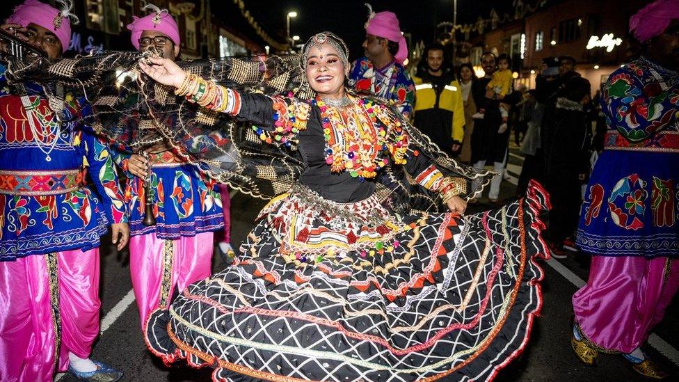 A dancer in Leicester