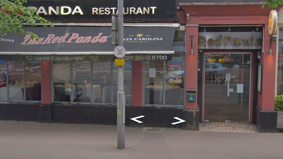 Screengrab of Red Panda restaurant in Belfast