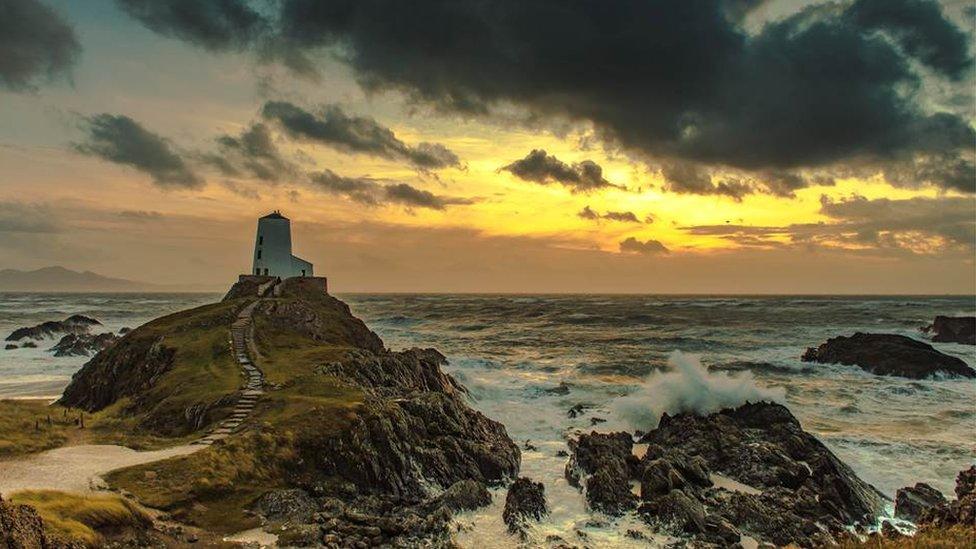 Anglesey's Llanddwyn Island lighthouse